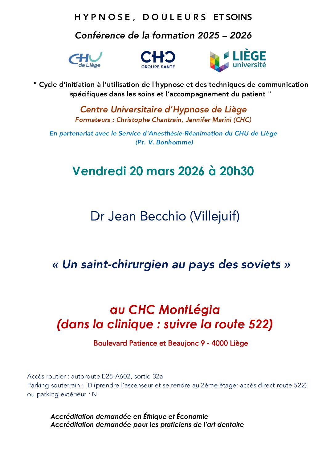 Conférence du 20/3/2026